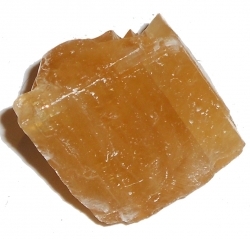 pierre calcite miel brute