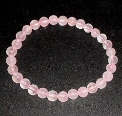pierre quartz rose perles