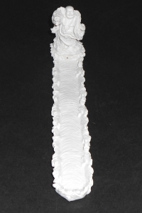Porte encens Bouddha blanc avec dragon Longueur 24cm