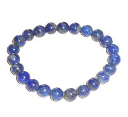 Bracelet perles en lapis lazuli Perles de 8mm