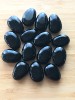 Pendentif galet en Obsidienne noire