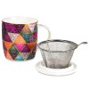 Mug patchwork coloré