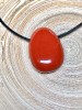 pendentif pierre jaspe rouge