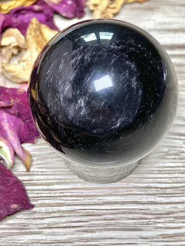 obsidienne argenté